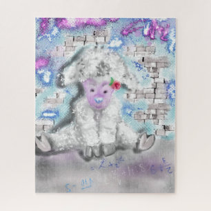 Little Lamb Jigsaw Puzzle - Painting