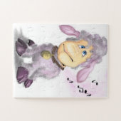 Little Lamb met Bell - Cute Legpuzzel (Horizontaal)