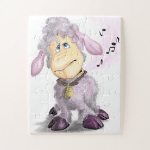 Little Lamb met Bell - Cute Legpuzzel