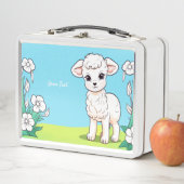 Little Lamb Metal Lunch Box (In situ)
