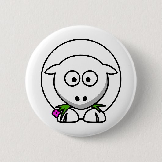 Little Lamb Ronde Button 5,7 Cm (Voorkant)