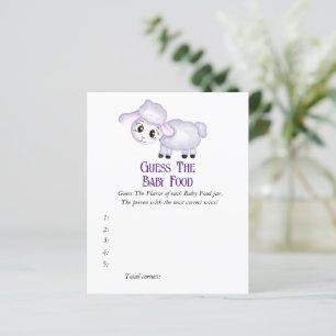Little Lamb Sheep Baby shower spel
