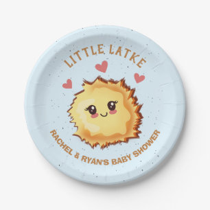 Little Latke Hanukkah Baby shower Papieren Bordje