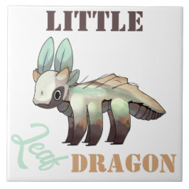 Little leaf Dragon Tegeltje