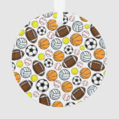 Little League Sports Balls Joueur NOM Fun (dos)