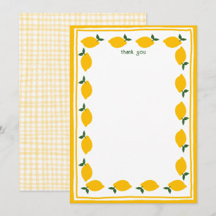 Little Lemons CUSTOM Vrijgezellenfeest Bedankkaart