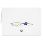 Little Leopard Wings Kaart (Achterkant Horizontaal)