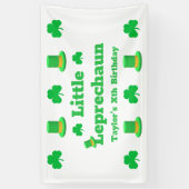 Little Leprechaun Birthday Spandoek (Verticaal)