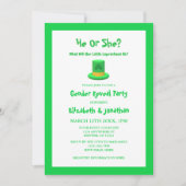 Little Leprechaun Gender onthulling Kaart (Voorkant)