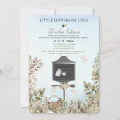Little Letters Of Love Baby Shower Invitation (Devant)