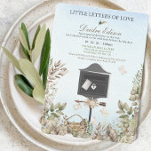 Little Letters Of Love Baby Shower Invitation