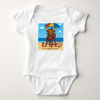 Little Lifeguard on Duty - Kinder 'Beach Safety T- Romper