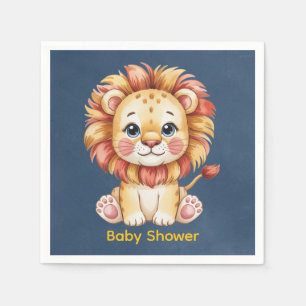 Little Lion Boy Baby shower Servet