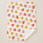 Little Lions Sherpa Baby Deken in Warme Woestijn (Voorkant)