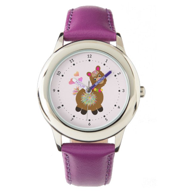 Little Llama Horloge (Voorkant)