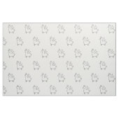 Little Llama Silhouette Stof (Fat Quarter)