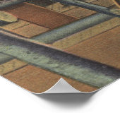 Little Log Church in het Uitzicht Snake River Poster (Hoek)