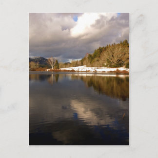 Little Long Pond in winter Briefkaart