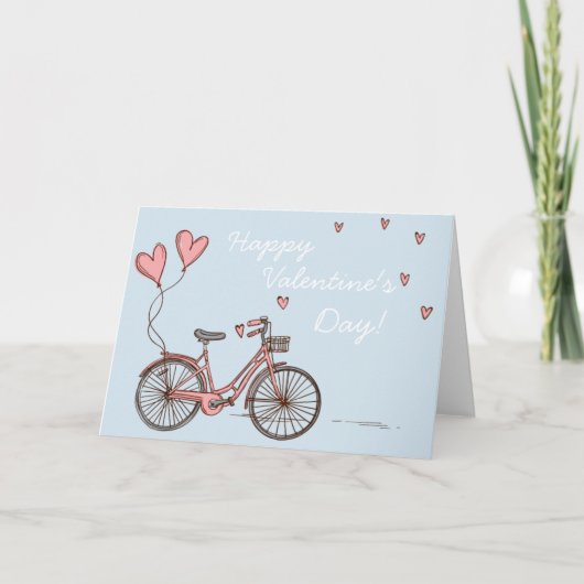 Little Love Bike Carte Saint-Valentin (Devant)