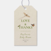 Little Love Bug Baby shower Dank u Cadeaulabel (Voorkant)