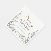 Little Love Bug Baby Shower Gender Neutral Napkins Servet (Hoek)