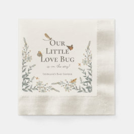 Little Love Bug Baby shower Gender Neutral Servet
