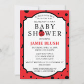 Little Love Bug Baby Shower Invitation (Devant)