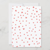 Little Love Bug Baby Shower Invitation Kaart (Achterkant)