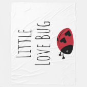 Little Love Bug - Fleece Deken (Voorkant)