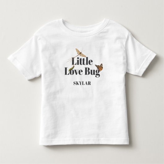 Little Love Bug  Illustratie Kinder Shirts (Voorkant)