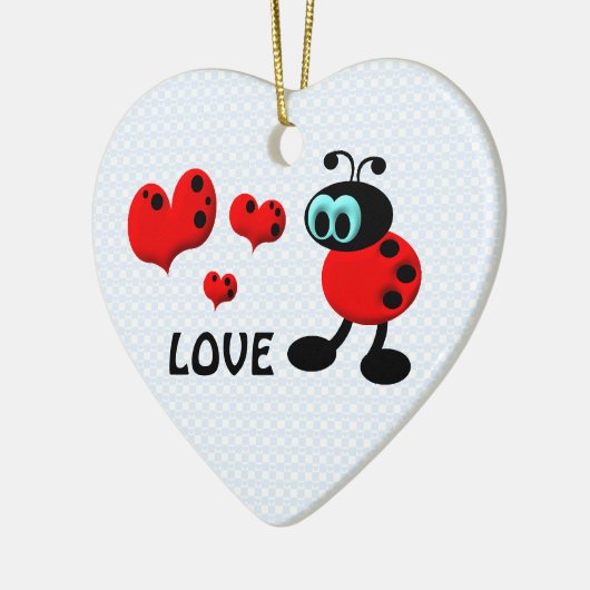 Little Love Bug Keepomwille Ornament (Links)