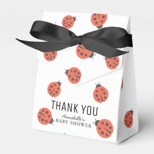 Little Love Bug Ladybug Baby shower Favor Box Bedankdoosjes