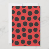 Little Love Bug Ladybug Baby shower Invitation (Dos)