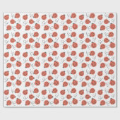 Little Love Bug Ladybug Cadeaupapier (Vlak)