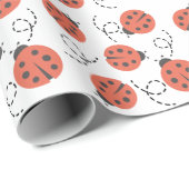 Little Love Bug Ladybug Cadeaupapier (Rol Hoek)