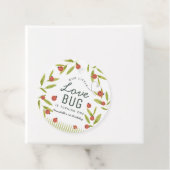 Little Love Bug Ladybug Leaf Birthday Bedankt Bedankjes Labels (In situ)