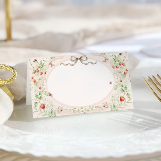 Little Love Bug Nature Place Card