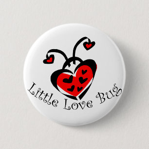 Little Love Bug. Ronde Button 5,7 Cm