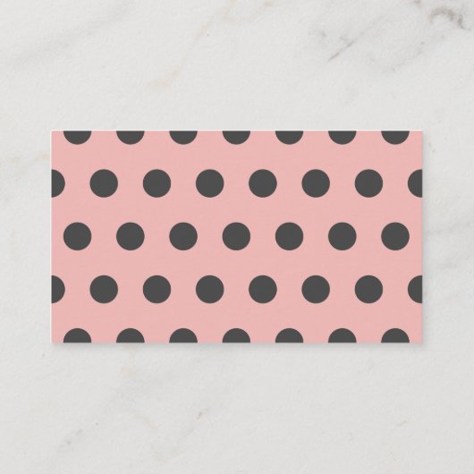 Little Love Bug Roze Ladybug Luier Raffle Ticket Informatiekaartje (Achterkant)