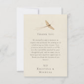 Little Love Bug Vintage Baby shower Merci (Dos)