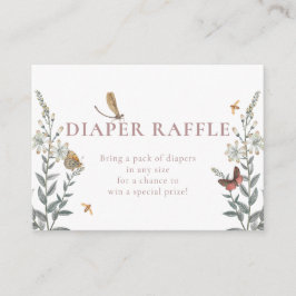 Little Love Bug Wildflower Baby Shower Informatiekaartje