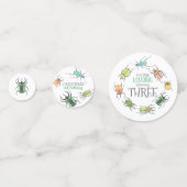 Little Lovebug Birthday Party Confetti (Voorkanten)