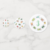 Little Lovebug Birthday Party Confetti (Achterkanten)