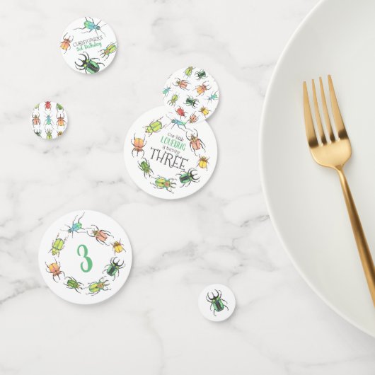 Little Lovebug Birthday Party Confetti (Groep)