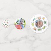 Little Lovebug Birthday Party foto Confetti (Achterkanten)