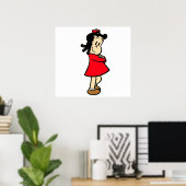 Little Lulu Posing Poster (Thuiskantoor)