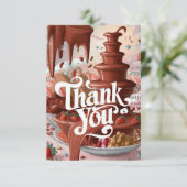 Little Magic Chocolate bedankkaart (Staand voorkant)
