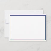 Little Man Carte de remerciements, Marine, Faux Pa (Dos)