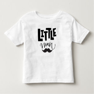 Little Man Mustache Kinder Shirts