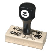 Little man winter 	rubberstempel (Stempel)